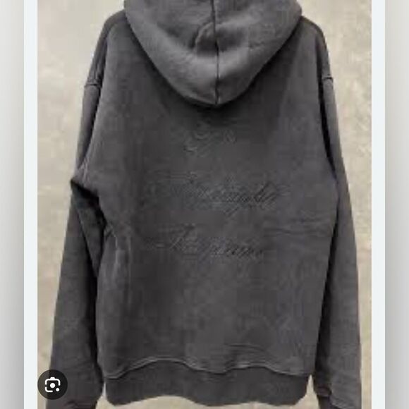 NWT Club Paradise Midnight Hoodie Vintage Black - Romance Embroidered - Size XL - Picture 5 of 9